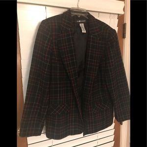 Sag Harbor plaid blazer